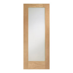 XL Joinery Pattern 10 Pre-Finished Oak 1L Clear Glazed Internal Door