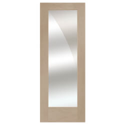XL Joinery Pattern 10 Crema Oak 1L Internal Mirror Glazed Door