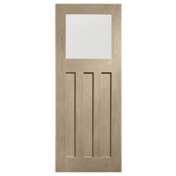 XL Joinery DX Crema Oak 3P Glazed Internal Door