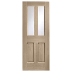 XL Joinery Malton Crema Oak Internal Glazed Door