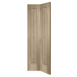 XL Joinery Suffolk Crema Oak 6P Internal Bi-Fold Door