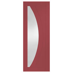 XL Joinery Salerno Painted Ember 4P 1L Internal Glazed Fire Door
