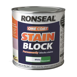 Ronseal One Coat Stain Block Paint White