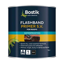 Bostik Black 1 Litre Flashband Primer SV For Roofs