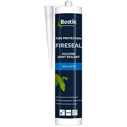 Bostik Fireseal Fire Resistant Silicone Sealant White C20