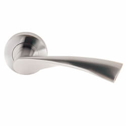 Dale Flex Lever Handle On Round Rose