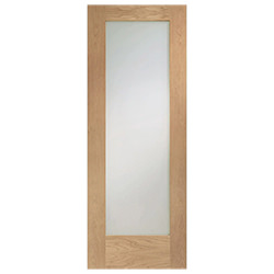 XL Joinery Pattern 10 Pre-Finished Oak 1L Obscure Glazed Internal Door