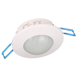 Zinc Thea White Conduit-Recessed And Surface Mounted PIR Motion Sensor