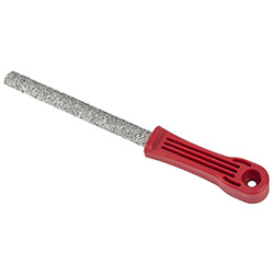 Tile Rite Half Round Tile File With Plastic Handle