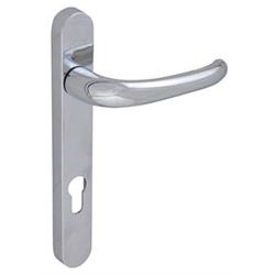 Yale PVCu Short Plate Replacement Handle Polished Chrome