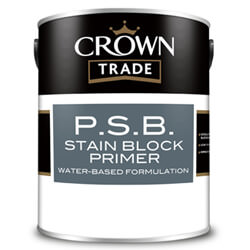 Crown Trade PSB Stain Block Primer White 1L