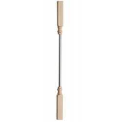 Cheshire Mouldings Benchmark Oak-Chrome Solo Spindle 41mm