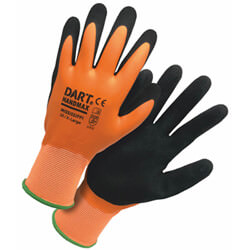 Dart Handmax Orange Waterproof Latex Glove Pack Of 12 Pairs