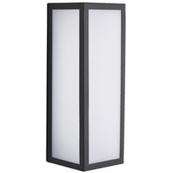 Zinc Thetis Outdoor LED Box Lantern Black