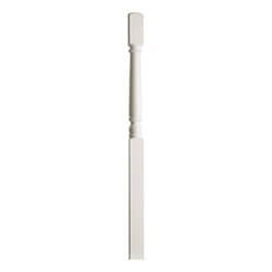 Cheshire Mouldings Benchmark White Primed Half One Piece Newel Post