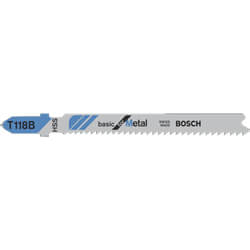 Bosch T 118 B Basic Jigsaw Blades 92mm Length For Metal