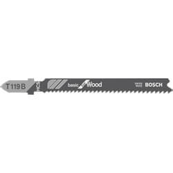 Bosch T 119 B Basic 92mm Length Jigsaw Blades For Wood - Pack Of 5