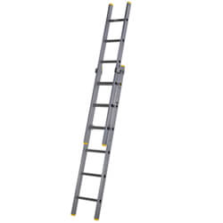 Werner Square Rung Double Extension Ladder