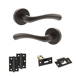 Atlantic Status Texas Door Handle Pack - Urban Dark Bronze