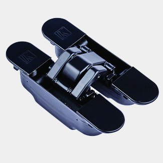 LPD Eclipse Ironmongery Concealed Hinge - W 30mm x H 130mm - Pack Of 2