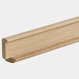 XL Joinery Un-Finished Oak Contemporary Pair Maker For Metric Door