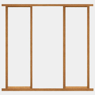 XL Joinery Un-Finished Oak Side Light External Frame Kit