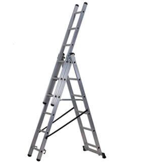Werner 4 Way Combination Aluminium Stepladder