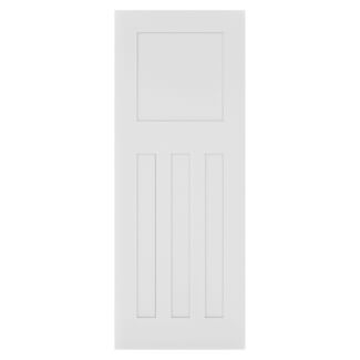 Joseph Miles Camberly Internal Fire Door with 4 Panel - White Primed