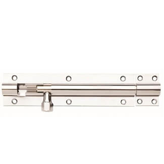 Dale Straight Barrel Bolt Polished Chrome Plated On Brass