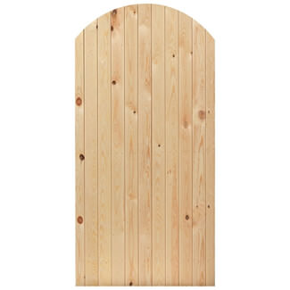JB Kind Oxford External Arched Gate 915 W x 1829 H x 38mm T - Unfinished Softwood