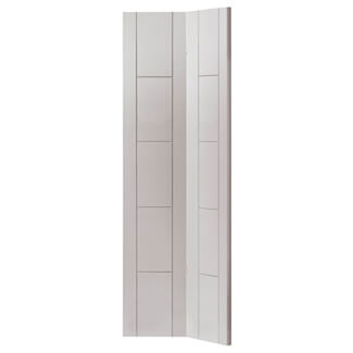 JB Kind Tigris Internal Bi-fold Door with 10 Panel - White Primed