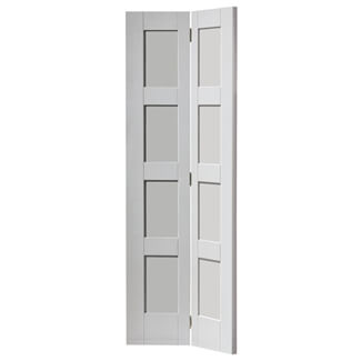JB Kind Montserrat Internal Bi-fold Door with 8 Panel - White Primed