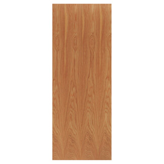 LPD Firecheck Unlipped Blank External Fire Door - Unfinished Hardwood