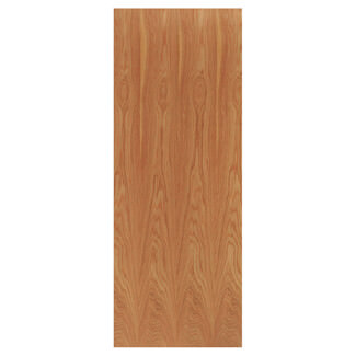 LPD Firecheck Lipped Blank External Fire Door FD60 - Unfinished Hardwood