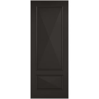 LPD Knightsbridge Internal Door with 2 Panel - Black Primed