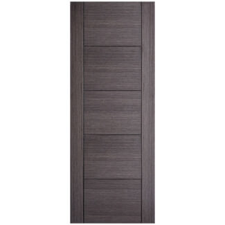 LPD Vancouver Internal Fire Door with 5 Panel - Prefinished Ash Grey
