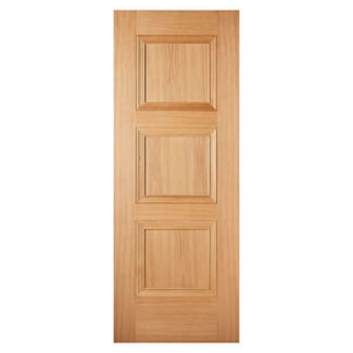 LPD Amsterdam Internal Door with 3 Panel - Prefinished Oak