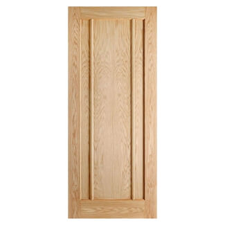 LPD Lincoln Internal Door with 3 Panel - Prefinished Oak
