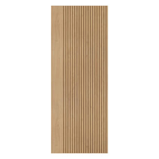 LPD Melbourne Flutted Internal Door - Prefinished Oak