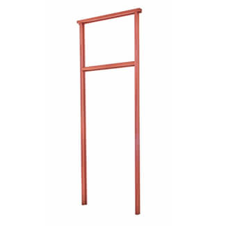 LPD Fanlight External Door Frame in Unfinished Hardwood - 993 W x 2743mm H