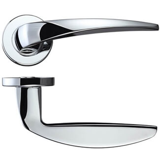 LPD Orion Privacy Door Handle Pack in Polished Chrome 120 W x 50mm H