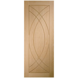 XL Joinery Treviso Un-Finished Oak 1-Panel Internal Fire Door