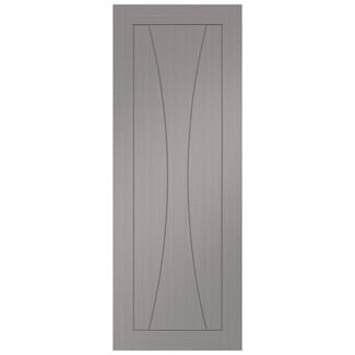 XL Joinery Verona Pre-Finished Light Grey 1-Panel Internal Fire Door
