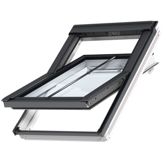 Velux Manual Conservation Centre Pivot Roof Window - Double Glazed - White Painted Pine