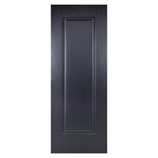 LPD Eindhoven Internal Door with 1 Panel - Black Primed