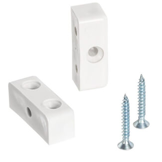 Dale Modesty White Blocks - Pack of 8