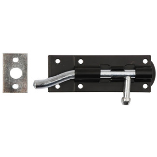 Dale Light Duty Black Necked Tower Bolt