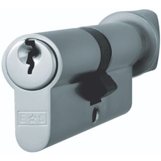 Carlisle Brass Eurospec MP5 Satin Chrome Offset Euro Cylinder And Turn