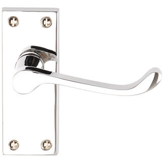 Dale Victorian Scroll Lever On Backplate