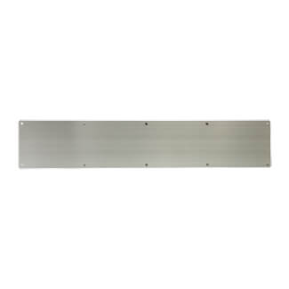Deanta Door Kick Plate Satin 1.2mm T - Stainless Steel